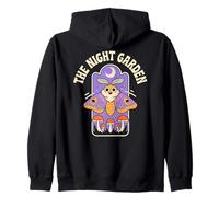 The Luna Moth Moon Cottagecore Zip Hoodie