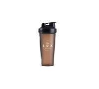 The Lux Brand Protein Shaker Bottle, [2025 upgraded] Stainless Steel Mixer Ball included, Suitable for Mixing Powdered Shakes, BPA free (Black, 600ml)