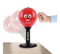 The Lux Brand's Desktop rage Bag, Premium Quality kids punching bag. Super strong Spring Flexibility, stress Releaser Punching bag, Super Strong Suction on Smooth Surfaces,