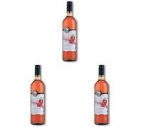 The Lyme Bay Winery Strawberry Wine 75cl (Pack of 3)