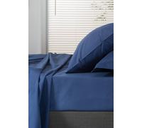 The Lyndon Company 200 Thread Count Sateen Housewife Pillowcase Pair In Blue Blue One Size