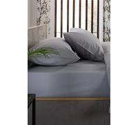 The Lyndon Company 200 Thread Count Sateen Housewife Pillowcase Pair In Silver Silver One Size