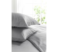 The Lyndon Company 400 Thread Count Sateen Housewife Pillowcase in Grey The Lyndon Company Grey