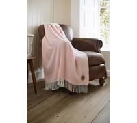 The Lyndon Company Arcadia Throw Supersoft 470Gsm Jacquard Throw In Pink Pink