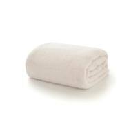 The Lyndon Company Ashford Plain Throw Blanket Ivory 130x170cm Soft 100% Polyester Fleece Sofa & Bed Throw Warm Cosy Autumn/Winter Home Decor Designed and developed in Great Britain