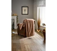 The Lyndon Company Ashford Supersoft Faux Fur Throw - 130 x 180cm Extra Warm Blanket in Camel | Size: 130 cm x 180 cm The Lyndon Company Camel 130 cm x 180 cm