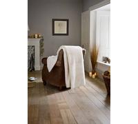 The Lyndon Company Ashford Supersoft Faux Fur Throw - 130 X 180Cm Extra Warm Blanket In Ivory Ivory