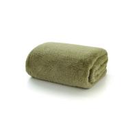 The Lyndon Company Ashford Supersoft Faux Fur Throw Sage 130 x 170cm Luxury Heavyweight Reversible Plush Blanket, Velvety 500gsm Face with 200gsm Reverse, Cosy Sofa/Bed Accessory, Machine