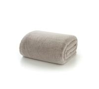 The Lyndon Company Ashford Supersoft Faux Fur Throw Silver 130 x 170cm Luxury Heavyweight Reversible Plush Blanket, Velvety 500gsm Face with 200gsm Reverse, Cosy Sofa/Bed Accessory, Machin