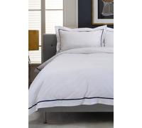 The Lyndon Company Boutique Hotel Hampstead 200 Thread Count Cotton Duvet Cover Set In Blue Blue