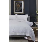 The Lyndon Company Boutique Hotel Hampstead 200 Thread Count Cotton Duvet Cover Set In Cream Cream Double