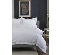 The Lyndon Company Boutique Hotel Hampstead 200 Thread Count Cotton Duvet Cover Set In Silver Silver King