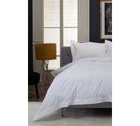 The Lyndon Company Boutique Hotel Hampstead 200 Thread Count Cotton Duvet Cover Set In White White