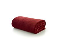 The Lyndon Company Coco Touch Fleece Throw Blanket 180x140cm - Cabernet Ultra Soft 500gsm Plush Microfibre, Reversible & Cosy Sofa Bed Blanket, Machine Washable, Tumble Dry, Designed in Brit
