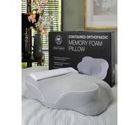 The Lyndon Company Contoured Orthopaedic 95% Polyester Pillow With 100% Cotton Removable Pillowcase | Deyongs 1846 In White White One Size