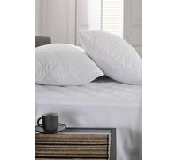 The Lyndon Company Easy Wash Quilted Mattress Protector | Deyongs 1846 In White White
