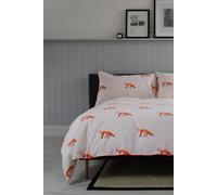 Fox Reversible Cotton Duvet Cover Set The Lyndon Company Multi Double