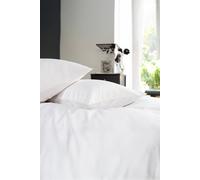 The Lyndon Company Hadrian’S Wall White Pillowcase Pair - 230Tc Cotton Sateen - 15Cm Flap White Single