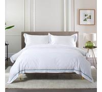 The Lyndon Company Hampstead 100% Cotton Duvet Cover Set King Green