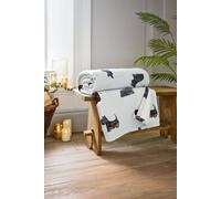 The Lyndon Company Hattie Dog Grey Soft Throw - Plush Decorative Blanket 140 x 180cm | Deyongs 1846 | Size: 140 cm x 180 cm The Lyndon Company Grey 140 cm x 180 cm