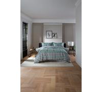 The Lyndon Company Highland Fell 100% Cotton Duvet Cover Set - Stag Print Bedding in Green | Size: King The Lyndon Company Green King