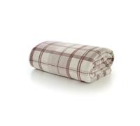 The Lyndon Company Hounds Check Throw Blanket Burgundy 140x180cm Soft 100% Polyester Fleece Sofa & Bed Throw Warm Cosy Autumn/Winter Home Decor Designed and developed in Great Britain