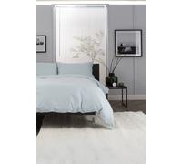 The Lyndon Company Luxury 100% Cotton 200 Thread Count Duvet Cover Set In Pale Green Pale Green Single