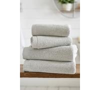 The Lyndon Company Luxury Premium Heavy Quality Egyptian Spa Super Soft Bathroom Towels in Silver The Lyndon Company Silver