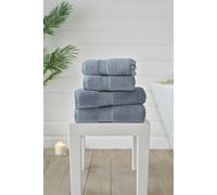 The Lyndon Company New Boston Towel - 800GSM Combed 100% Cotton Luxury Spa Quality in Blue The Lyndon Company Blue