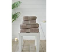 The Lyndon Company New Boston Towel - 800Gsm Combed 100% Cotton Luxury Spa Quality In Stone Stone Bath Towel