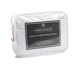 The Lyndon Company Polyester Quilted Mattress Protector Super King