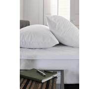 The Lyndon Company Quick Dry Quilted Mattress Protector In White White Single