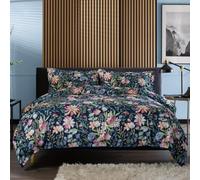 The Lyndon Company Spring Flowers 100% Cotton Duvet Cover Set with Pillowcases - Luxurious 144TC Bedding in Stunning Floral Print, Soft & Breathable, Button Fastening, Machine Washable, 4 [Ki]