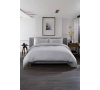 The Lyndon Company St Quentin 100% Cotton Reversible Duvet Bedlinen | Deyongs 1846 In Grey Grey Super King