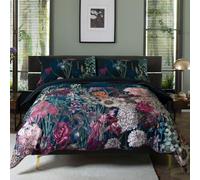 The Lyndon Company Tivoli Nightime Duvet Set Black Single