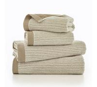 The Lyndon Company Willow Weave Stripe Natural Bath Sheet