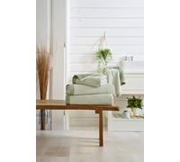 The Lyndon Company Willow Weave Stripe Towel In Luxurious 550gsm Pure Cotton in Green | Size: Bath Sheet The Lyndon Company Green Bath Sheet