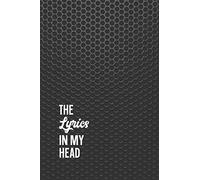 The Lyrics In My Head Songwriting Journal: Blank Lined & Manuscript Paper Lyric Notebook: Speaker Grille