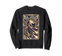 The Lyrids Meteor Shower Art Nouveau Harp Goddess Sweatshirt
