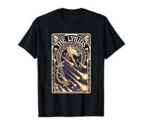 The Lyrids Meteor Shower Art Nouveau Harp Goddess T-Shirt