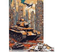 The M1A2 SEP Abrams Jigsaw Puzzles Puzzle for Adults Kids. 1000 Pieces Impossible Challenge Toy Educational Game Home Decoration for Educational Games Gifts 1000pcs (38x26cm)