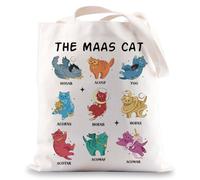 The Maas Cats Tote Bag SJM Book Cats Maas Cat Gift SJM Merch SJM Fans Shoulder Bag (MAAS UK)