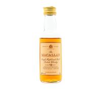The Macallan - 10 year old Highland Single Malt Scotch Whisky 5cl 40% ABV Miniature