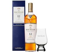 The Macallan Double Cask 12 Year Old Highland Single Malt Scotch Whisky Gift Set - Branded Macallan Nosing Glass