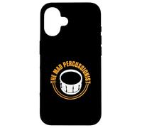 The Mad Percussionist Funny Drum Players Drummer Musician Case for iPhone 16