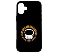 The Mad Percussionist Funny Drum Players Drummer Musician Case for iPhone 16 Plus