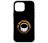 The Mad Percussionist Funny Drum Players Drummer Musician Case for iPhone 16 Pro Max