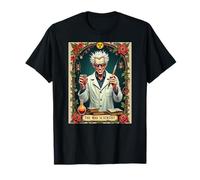 The Mad Scientist Evil Genius Funny Halloween Tarot Card T-Shirt