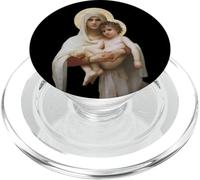 The Madonna of the Roses - William-Adolphe Bouguereau | Date PopSockets PopGrip for MagSafe