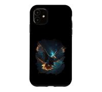 The magic eagle in the starry hight sky Case for iPhone 11